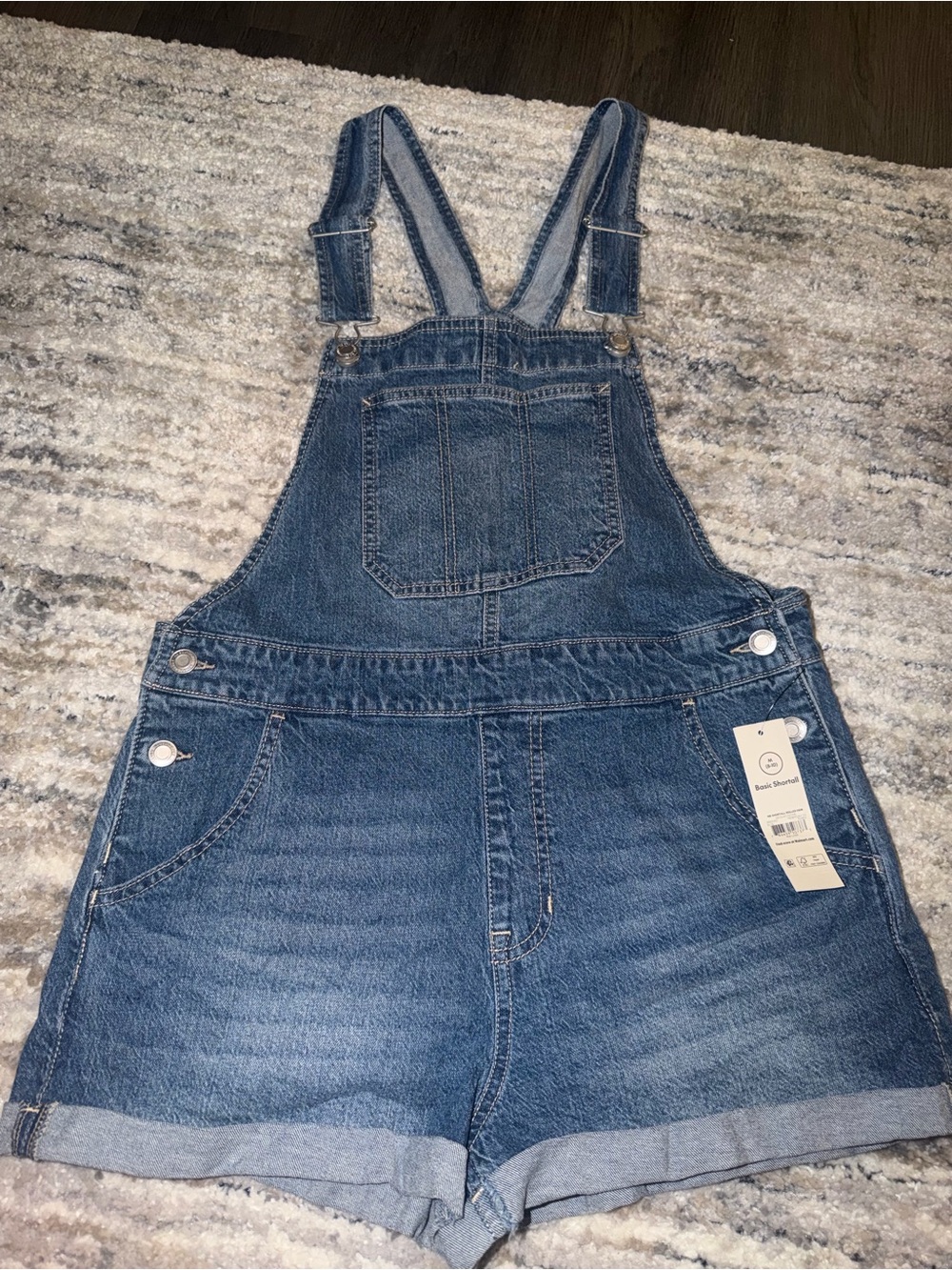 No Boundaries Classic Blue Denim overalls
